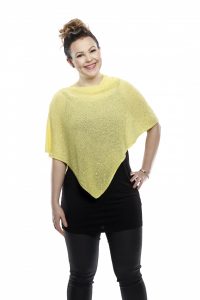 keltainen juhla poncho